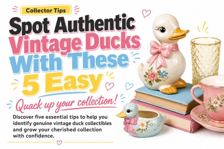 5 Must-Know Tips for Spotting Authentic Vintage Duck Collectibles