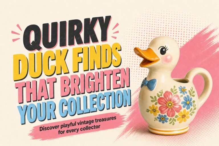 5 Quirky Duck-Themed Vintage Finds That Will Brighten Your Collection