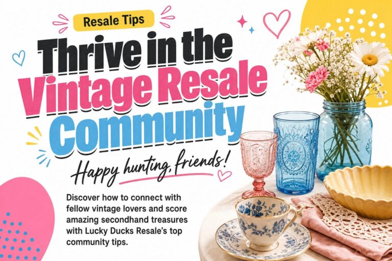 Lucky Ducks Resale's Top Tips for Thriving in the Vintage Resale Community