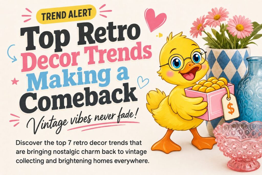 Top 7 Retro Decor Trends Making a Comeback in Vintage Collecting